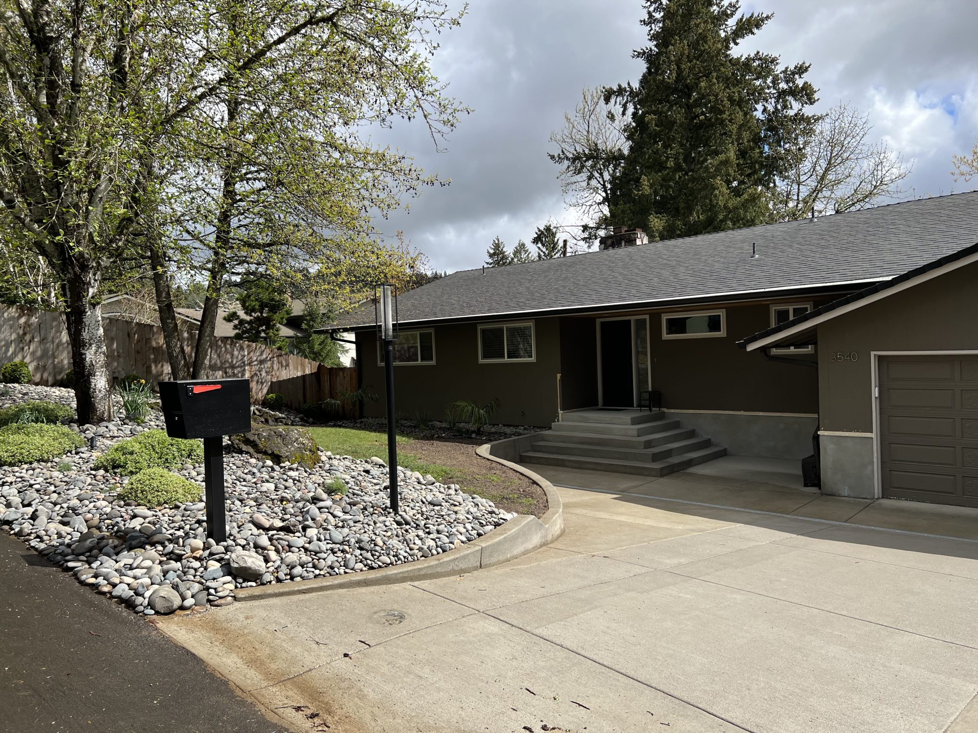 Concrete driveway installation in Portland by Oregon Concrete Company