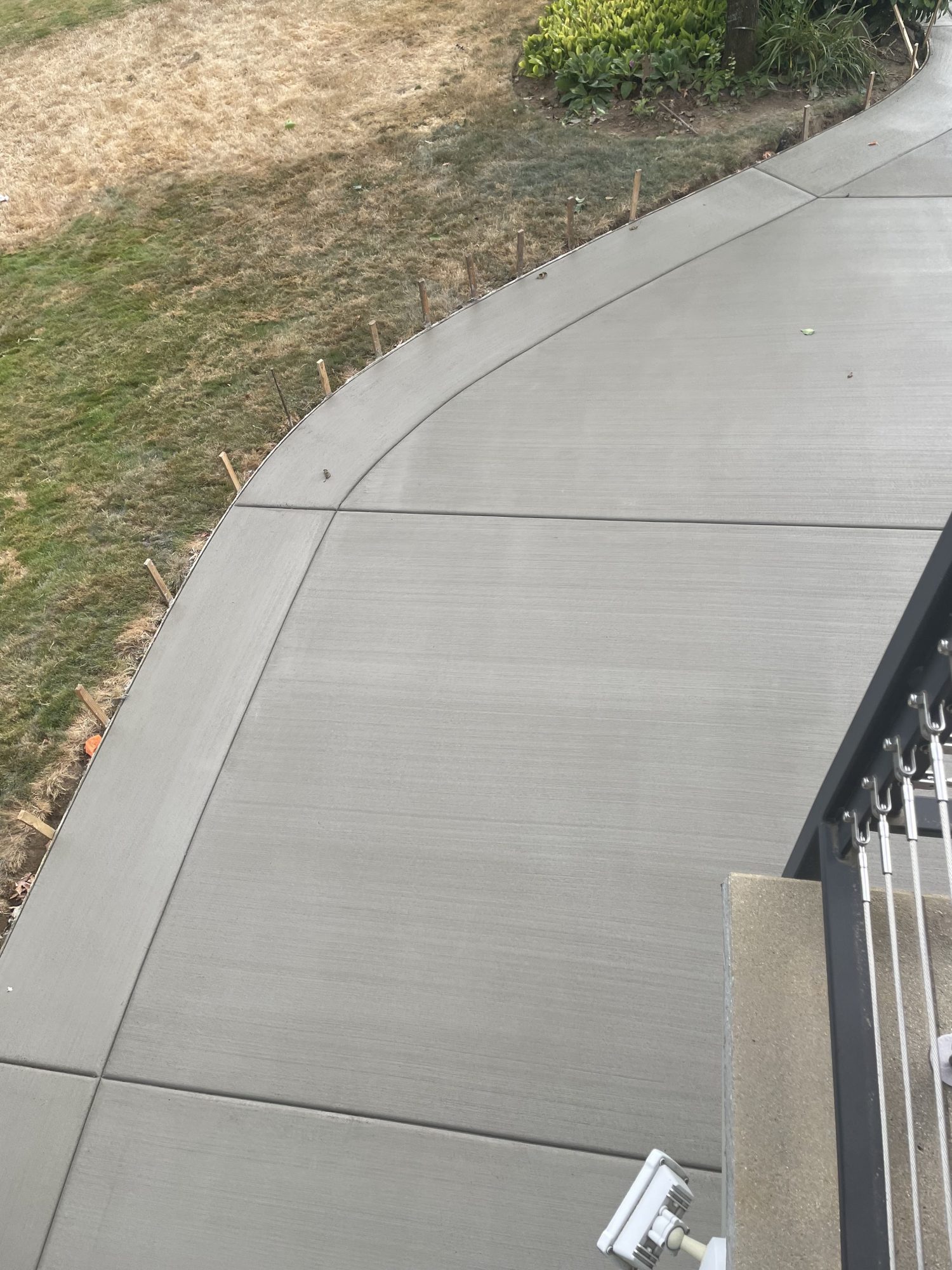 Concrete walkway in the Portland metro