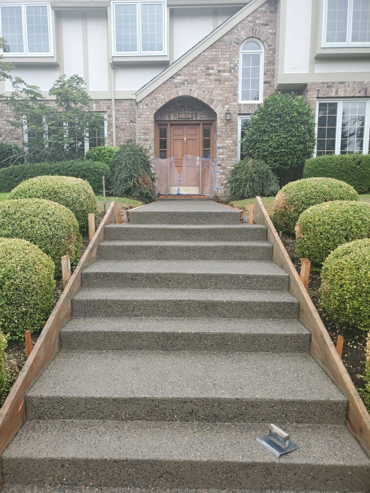Outdoor Living Spaces — Concrete Patios project in Portland, OR